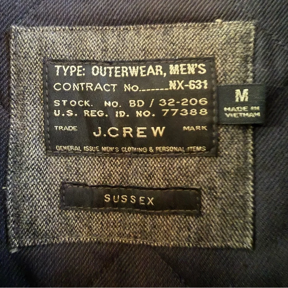 J Crew brownish gray tweed quilted vest